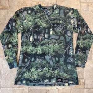 VTG 90s Dickies Wayne Carlton Vanish Camo Camouflage Hunting Shirt